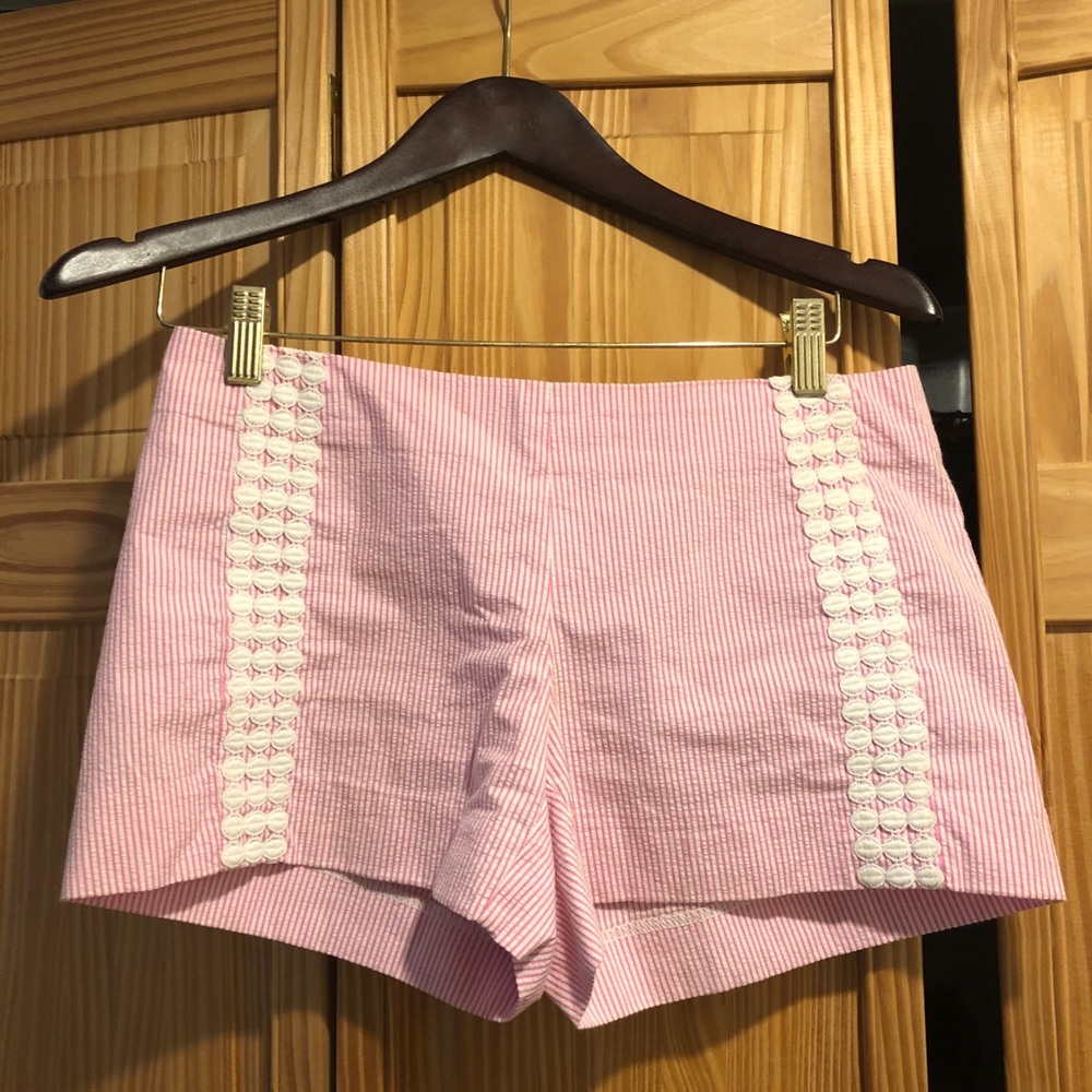 Lilly Pulitzer Liza Seersucker Shorts